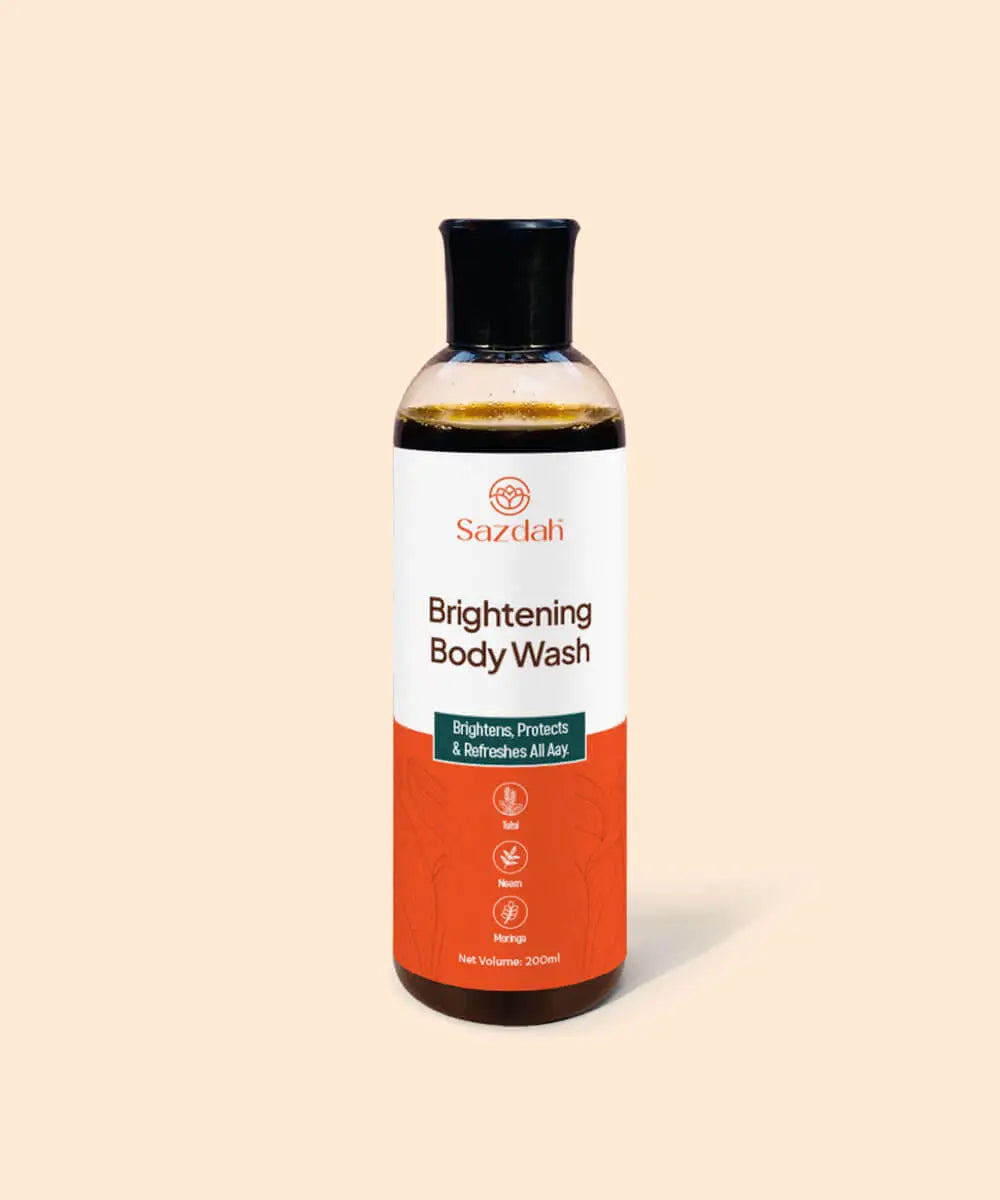 Brightening body wash