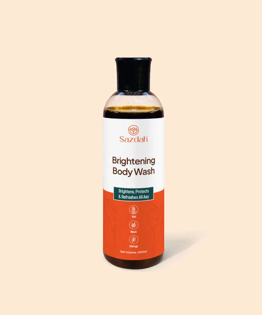 Brightening body wash